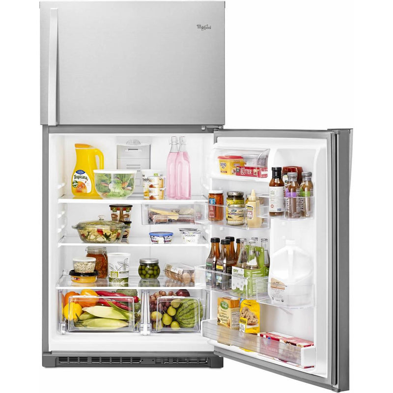 Whirlpool 33-inch, 21.3 cu. ft. Freestanding Top Freezer Refrigerator with Flexi-Slide™ Bin WRT541SZDM IMAGE 6