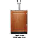True Residential Freestanding Beer Dispenser TUR-24DD-L-OP-B IMAGE 1