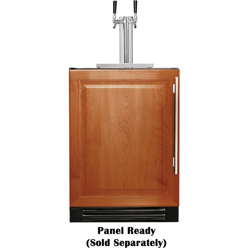 True Residential Freestanding Beer Dispenser TUR-24DD-L-OP-B IMAGE 1