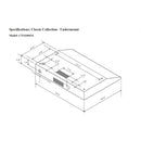 Cyclone 30-inch Under-Cabinet Range Hood CYS1000R30 Stainless Steel IMAGE 2