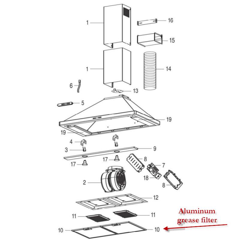 Broan Ventilation Accessories Filters S99010368 IMAGE 2