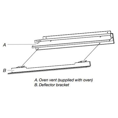 Whirlpool Warming Drawer Accessories Deflector Brackets W10536338 IMAGE 1