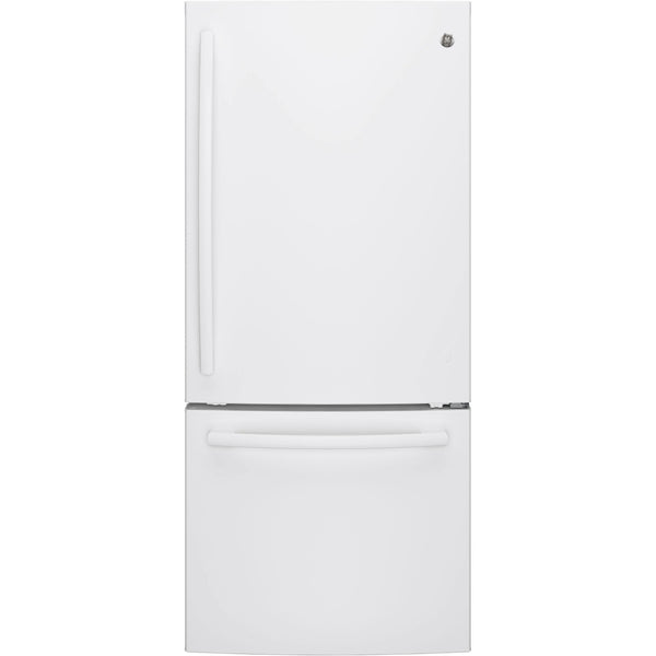 GE 30-inch, 20.9 cu. ft. Bottom Freezer Refrigerator GDE21DGKWW IMAGE 1