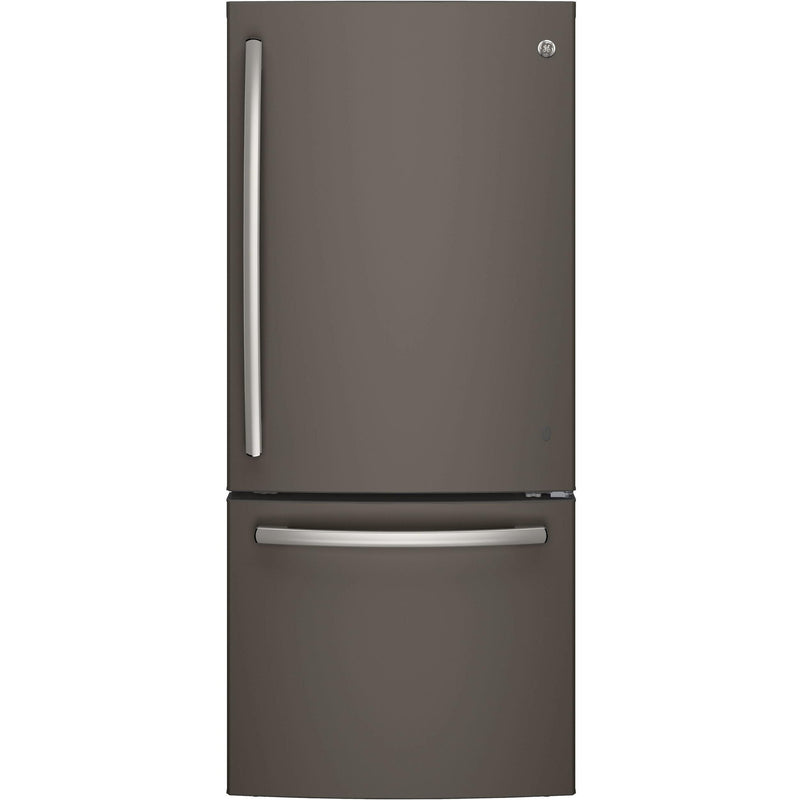GE 30-inch, 20.9 cu. ft. Bottom Freezer Refrigerator GDE21DMKES IMAGE 1