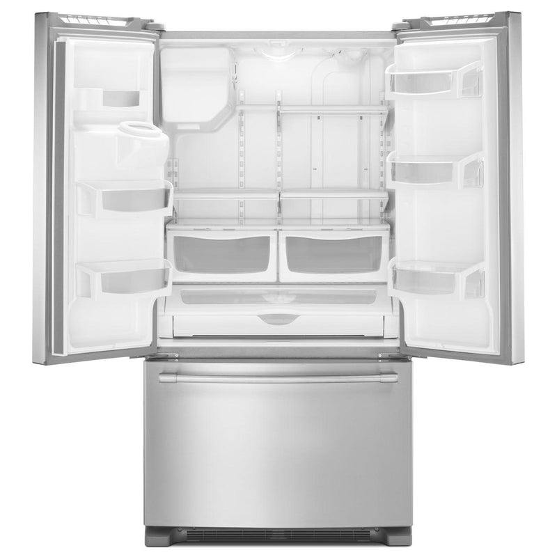 Maytag 36-inch, 25 cu. ft. French 3-Door Refrigerator with Ice and Water MFI2570FEZ IMAGE 2