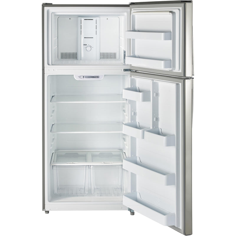Moffat 30-inch, 18 cu. ft. Top Freezer Refrigerator MTE18GSKSS IMAGE 2