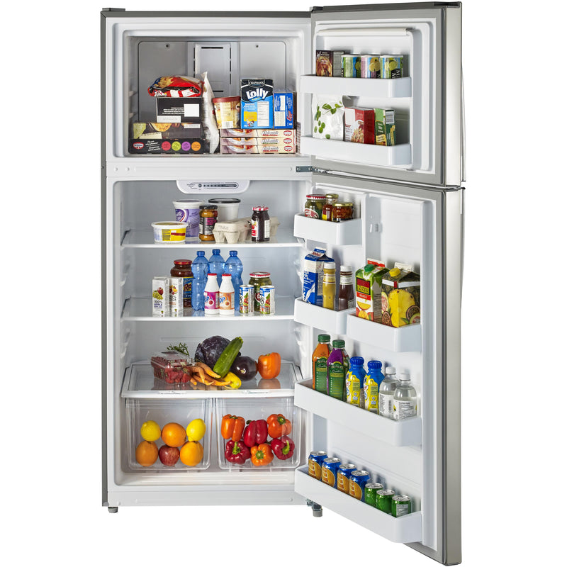 Moffat 30-inch, 18 cu. ft. Top Freezer Refrigerator MTE18GSKSS IMAGE 3