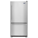 Maytag 33-inch, 22.1 cu. ft. Bottom Freezer Refrigerator with Ice and Water MBF2258FEZ IMAGE 1