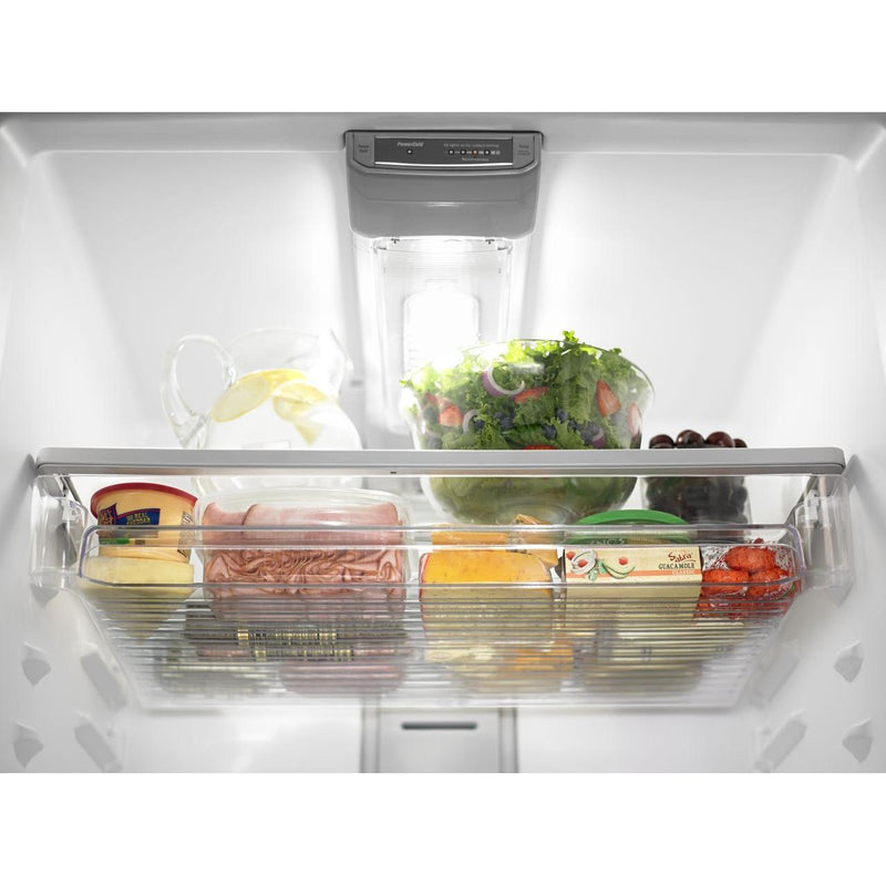 Maytag 33-inch, 21.2 cu.ft. Freestanding Top Freezer Refrigerator with Interior Ice Maker MRT711SMFZ IMAGE 6