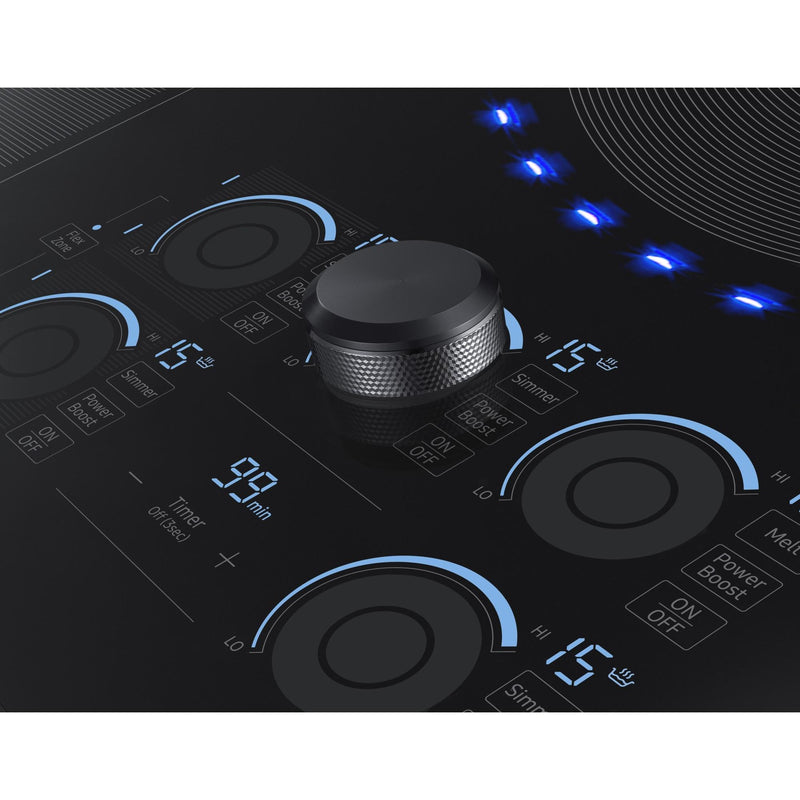 Samsung 36-inch Built-in Induction Cooktop with Virtual Flame Technology™ NZ36K7880UG/AA IMAGE 4