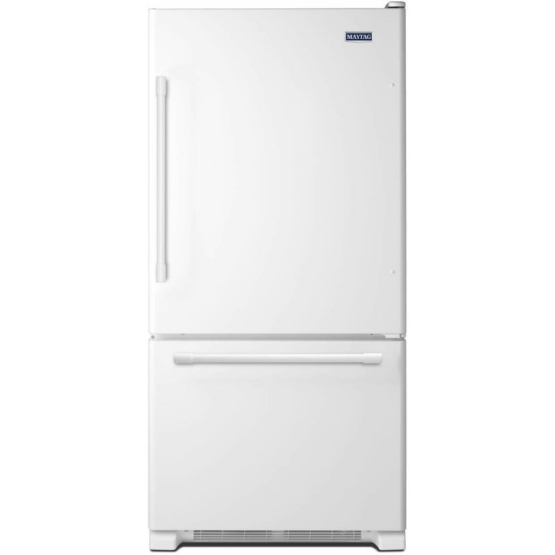 Maytag 30-inch, 18.6 cu. ft. Bottom Freezer Refrigerator MBB1957FEW IMAGE 1