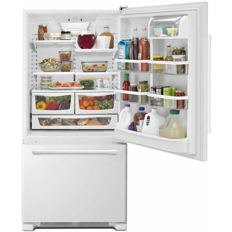 Maytag 30-inch, 18.6 cu. ft. Bottom Freezer Refrigerator MBB1957FEW IMAGE 3