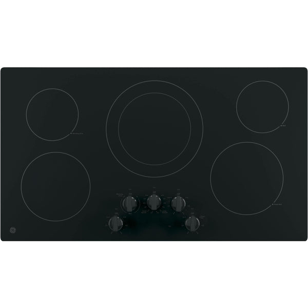 GE 36-inch Built-In Electric Cooktop JP3036DLBB IMAGE 1