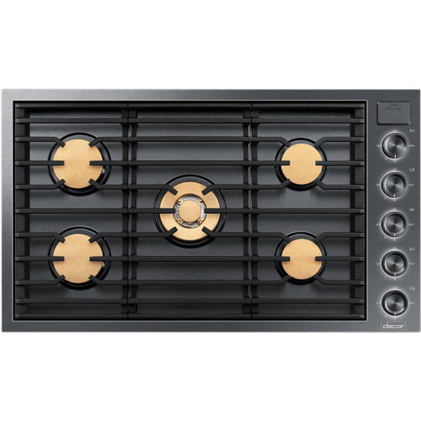 Dacor 36-inch Built-In gaz cooktop DTG36M955FS/DA IMAGE 1