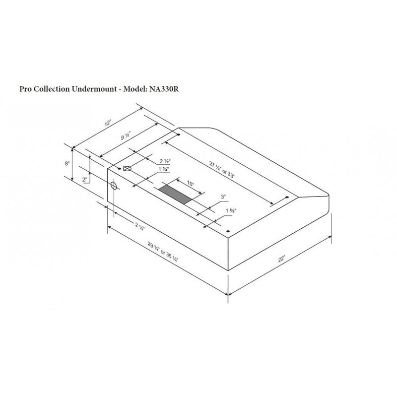 Cyclone 36-inch Under-Cabinet Range Hood NA336R IMAGE 4