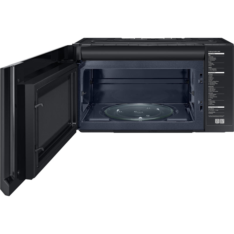 Samsung 30-inch, 2.1 cu.ft. Over-the-Range Microwave Oven with Ventilation System ME21M706BAG/AC IMAGE 2
