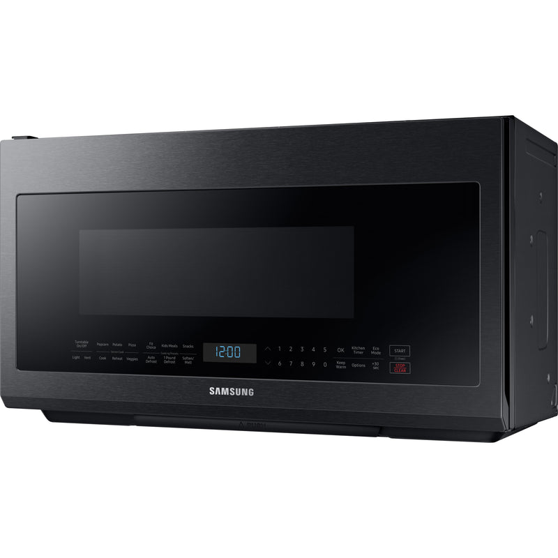 Samsung 30-inch, 2.1 cu.ft. Over-the-Range Microwave Oven with Ventilation System ME21M706BAG/AC IMAGE 3