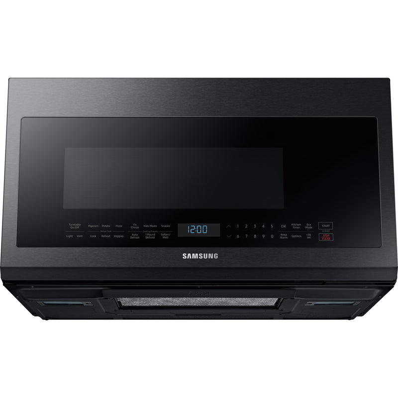 Samsung 30-inch, 2.1 cu.ft. Over-the-Range Microwave Oven with Ventilation System ME21M706BAG/AC IMAGE 7