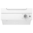 Whirlpool Stacked Washer/Dryer Electric Laundry Center with EasyView™ Glass Lid YWET4024HW IMAGE 6