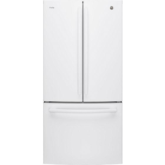 GE Profile 33-inch, 24.8 cu. ft. French 3-Door Refrigerator PNE25NGLKWW IMAGE 1