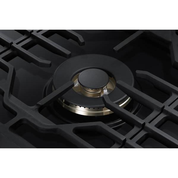 Samsung 36-inch Built-in Gas Cooktop with Wi-Fi and Bluetooth Connected NA36N7755TG/AA IMAGE 5