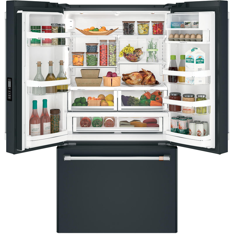 Caf 36 inch 23.1 cu.ft. Counter Depth French 3 Door Refrigerator wit