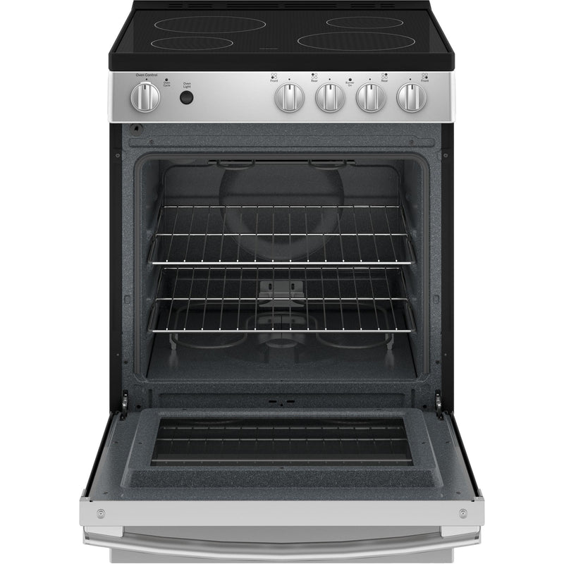 GE 24-inch Freestanding Electric Range with Removable Backguard JCAS640RMSS IMAGE 4