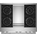 JennAir 36-inch Freestanding Dua-Fuel Range with JennAir® Culinary Center JDRP536HL IMAGE 3