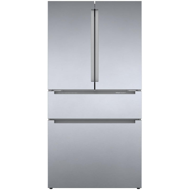 Bosch 36-inch, 21 cu.ft. Counter-Depth French 4-Door Refrigerator with VitaFreshPro™ Drawer B36CL80ENS IMAGE 1