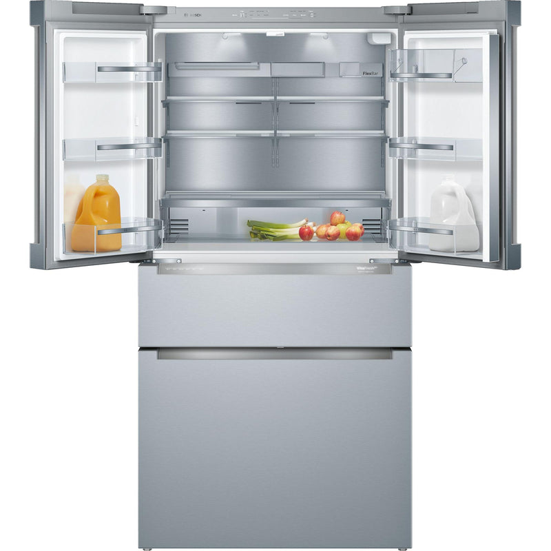 Bosch 36-inch, 21 cu.ft. Counter-Depth French 4-Door Refrigerator with VitaFreshPro™ Drawer B36CL80ENS IMAGE 9