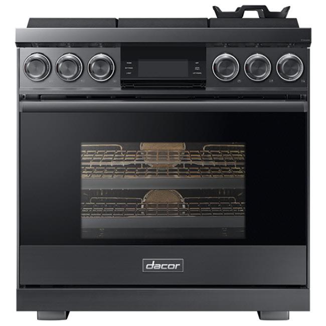 Dacor 36-inch Freestanding Gas Range with Convection Technology DOP36M96GLM/DA IMAGE 2