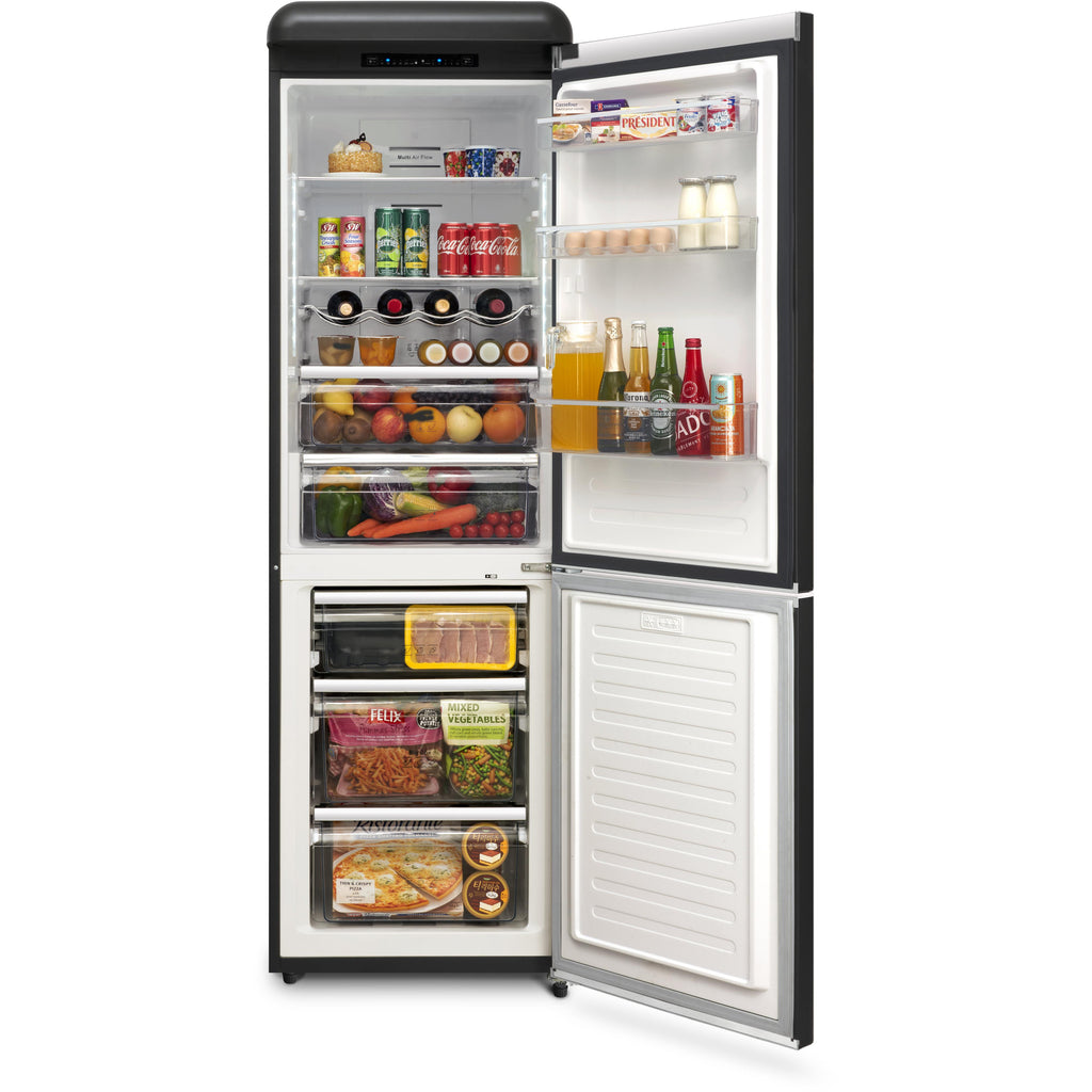 ERFF111BL Epic 24 inch 11 cu.ft. Bottom Freezer Refrigerator with LED Lighting Handy Appliances