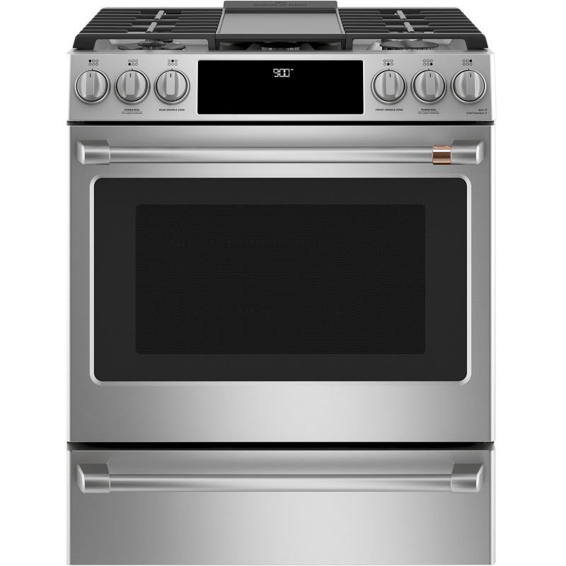 Café 30-inch Slide-in Dual-Fuel Range with Convection Technology CC2S900P2MS1 IMAGE 2