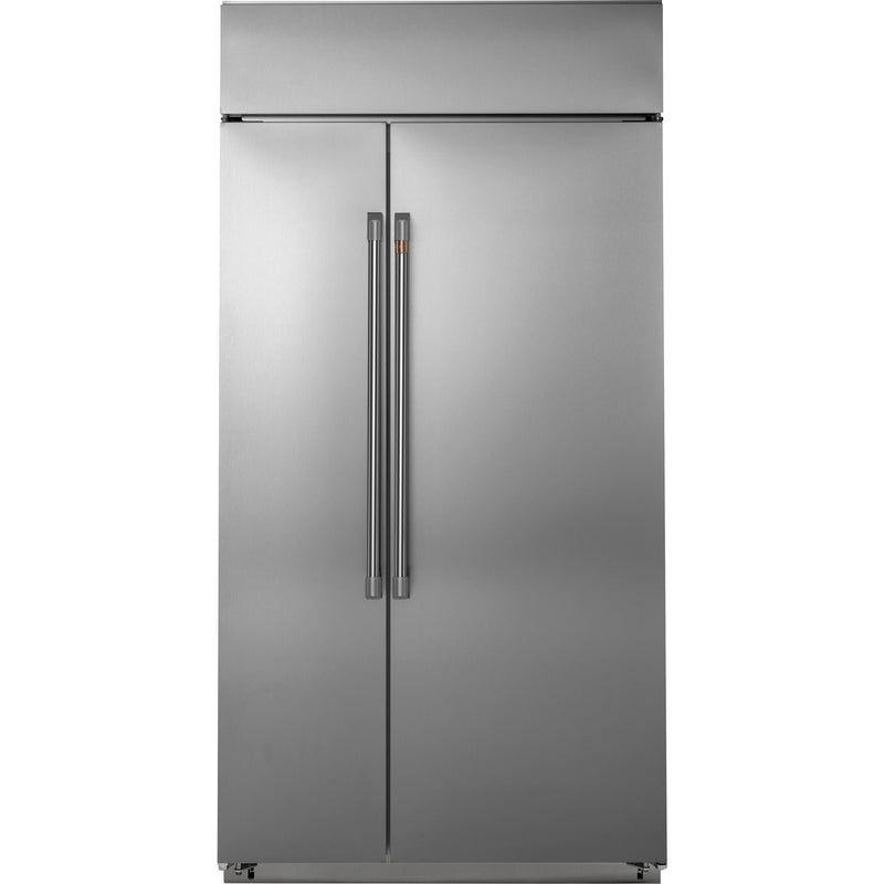 Café 42-inch, 25.2 cu. ft. Built-in Side-by-Side Refrigerator CSB42WP2NS1 IMAGE 1