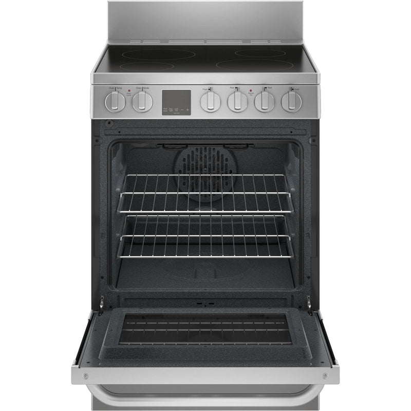 Haier 24-inch Freestanding Electric Range with Convection QCAS740RMSS IMAGE 2
