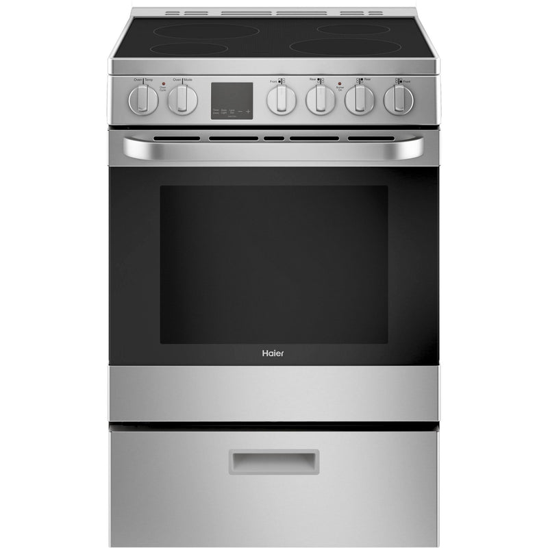Haier 24-inch Freestanding Electric Range with Convection QCAS740RMSS IMAGE 5