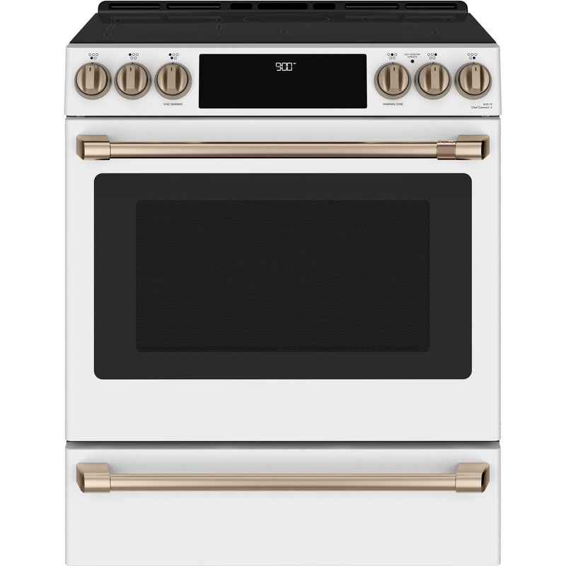 Café 30-inch Slide-in Induction Range with Warming Drawer CCHS900P4MW2 IMAGE 1