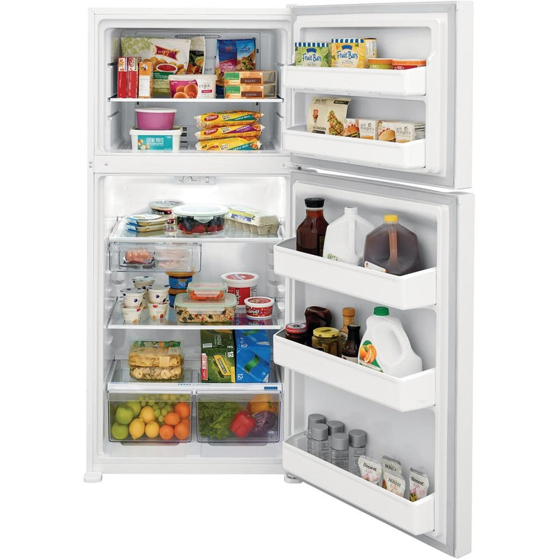 Frigidaire 30-inch, 18.3 cu.ft. Freestanding Top Freezer Refrigerator FFTR1835VW IMAGE 10