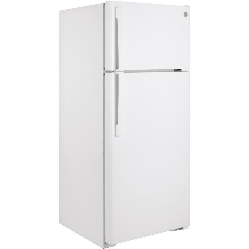 GE 28-inch, 17.5 cu. ft. Top-Freezer Refrigerator GTE18DTNRWW IMAGE 3