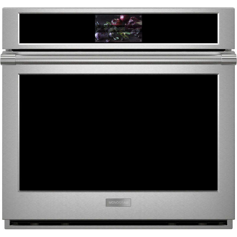 Monogram 30-inch, 5.0 cu.ft. Built-in Single Wall Oven with True European Convection ZTS90DPSNSS IMAGE 3