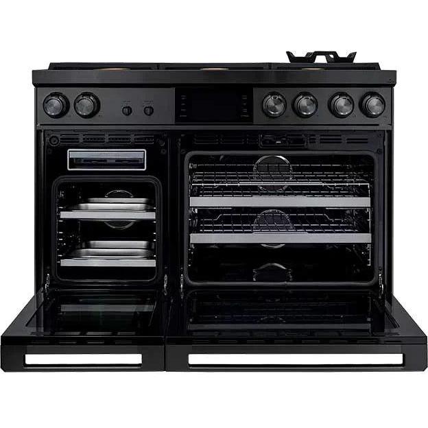 Dacor 48-inch Freestanding Dual Fuel Range with 7" LCD Control Panel DOP48M86DLM IMAGE 2
