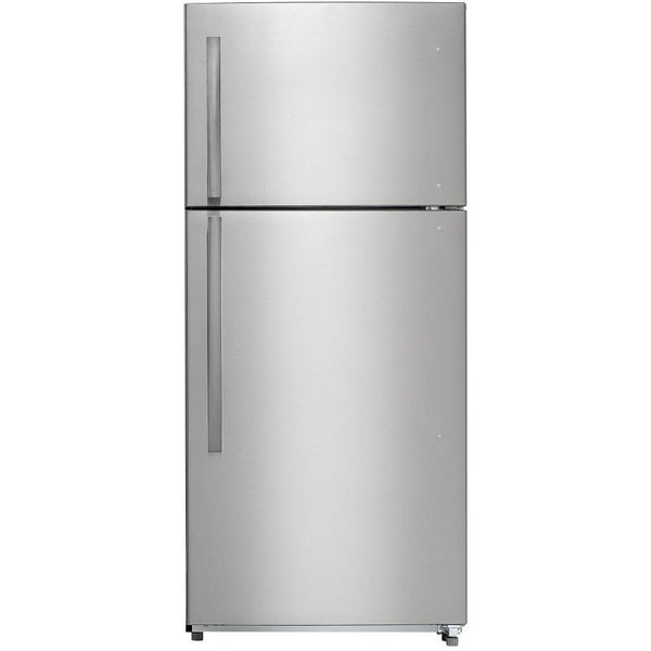 Danby 29.5, 18 cu.ft. Freestanding Top Freezer Refrigerator with LED Lighting DFF180E2SSDB IMAGE 1