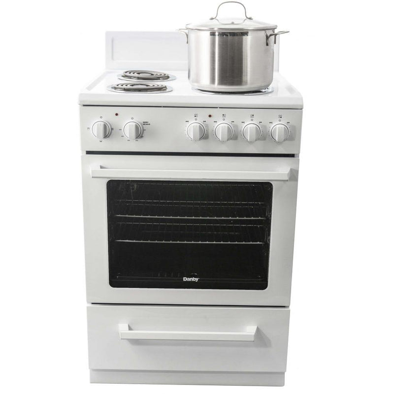 Danby 24-inch Freestanding Electric Range with Even Baking DERM240WC IMAGE 3
