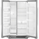 Maytag 36-inch, 25 cu.ft. Freestanding Side-by-Side Refrigerator with BrighSeries™ LED Lighting MSS25N4MKZ IMAGE 2