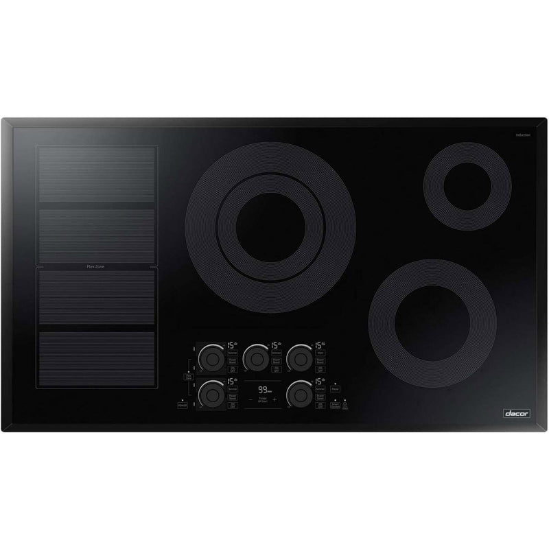 Dacor 36-inch Built-in Induction Cooktop with Flex Zone™ DTI36P876BB/DA IMAGE 1