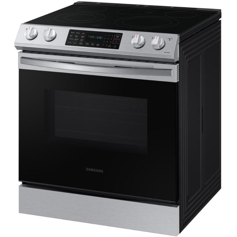 Samsung 30-inch Slide-in Electric Range with Wi-Fi Connectivity NE63T8311SS/AC IMAGE 3