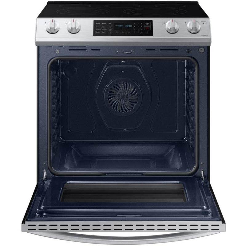 Samsung 30-inch Slide-in Electric Range with Wi-Fi Connectivity NE63T8311SS/AC IMAGE 4