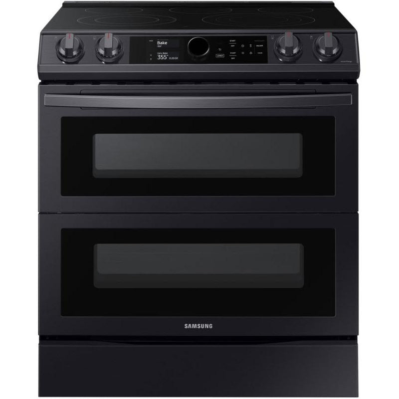 Samsung 30-inch Slide-in Electric Range with Wi-Fi Connectivity NE63T8751SG/AC IMAGE 1