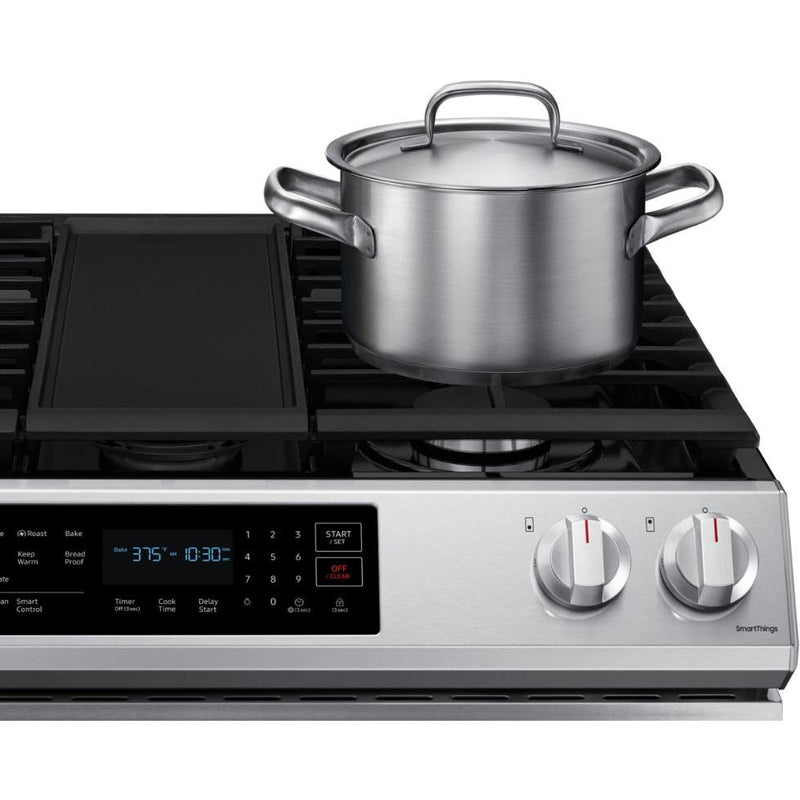 Samsung 30-inch Slide-in Gas Range with Wi-Fi Connect NX60T8311SS/AA IMAGE 10