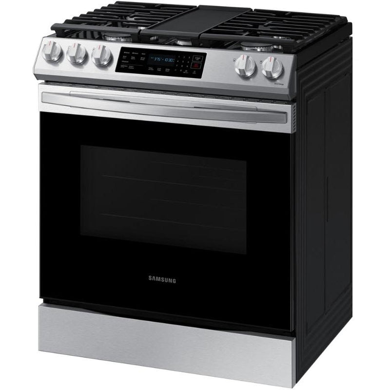 Samsung 30-inch Slide-in Gas Range with Wi-Fi Connect NX60T8311SS/AA IMAGE 3